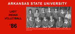 1986 ASU Women's Volleyball Guide