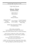 002 Almost, Maine program by Arkansas State University - Jonesboro 002 Almost, Maine program by Arkansas State University - Jonesboro