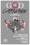 001 God of Carnage poster by Arkansas State University - Jonesboro