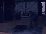 People Harvest and Process Crops