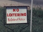Businesses Put Up 'No Loitering' Signs