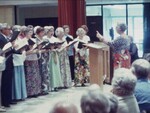 People Attend Senior Talent Show