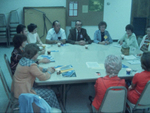 People Attend Parents Without Partners Meeting