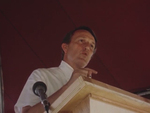 Senator Bumpers Speaks at a Fourth of July Event