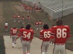 A-State Football Players at Indian Stadium by KAIT-TV