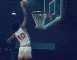 A-State Indians Basketball Players Practice Dunk Shots